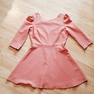 Dusty rose colored dress from Modcloth